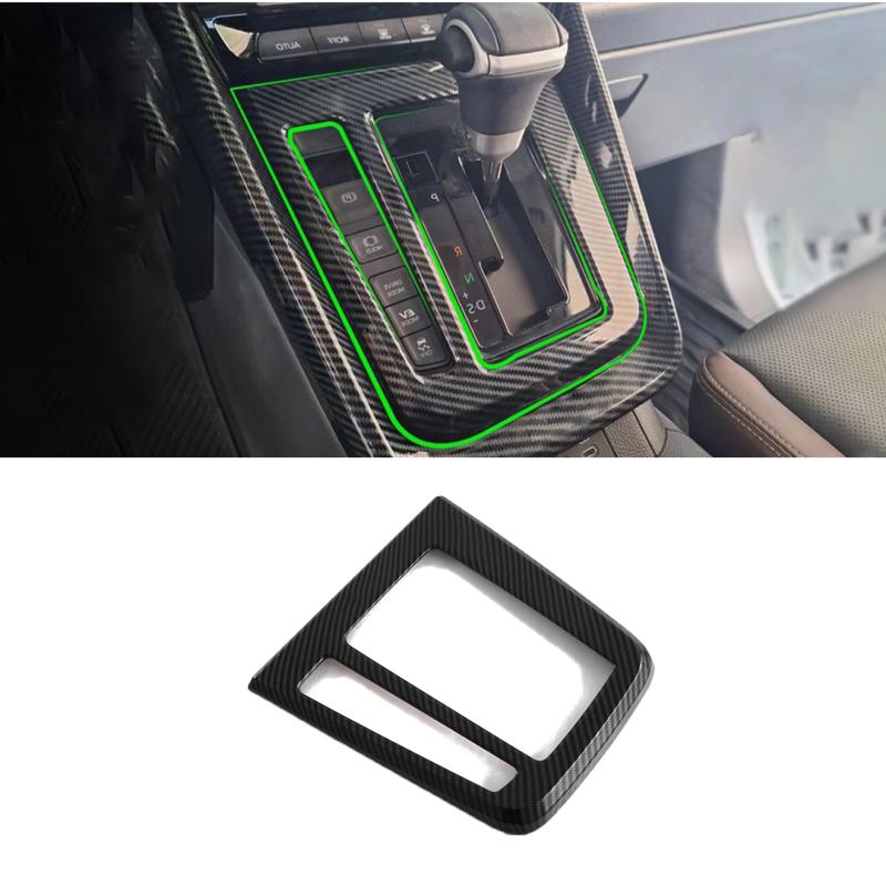 LHD RHD For Toyota INNOVA  2024 car accessories interior ABS carbonfiber window ris control switch cover gear shift panle LHD gear panle