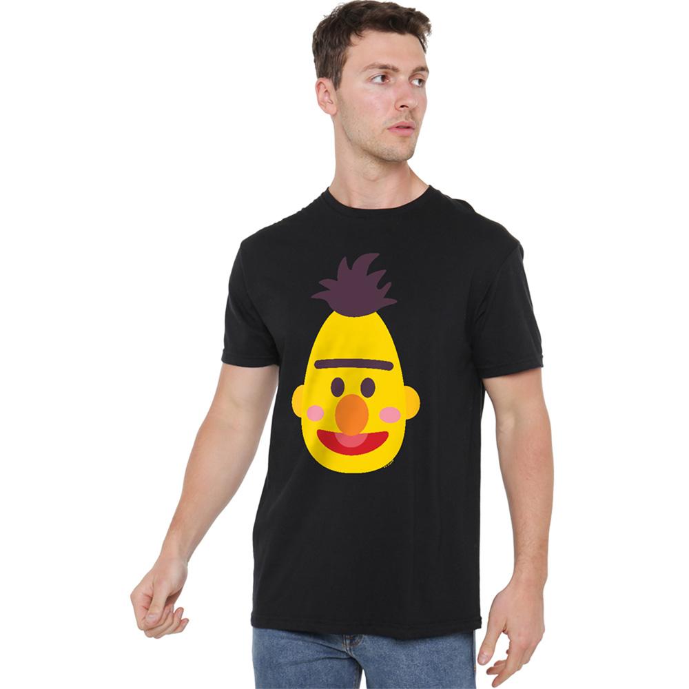 Sesame Street Unisex Adult Bert Kawaii Face T-Shirt