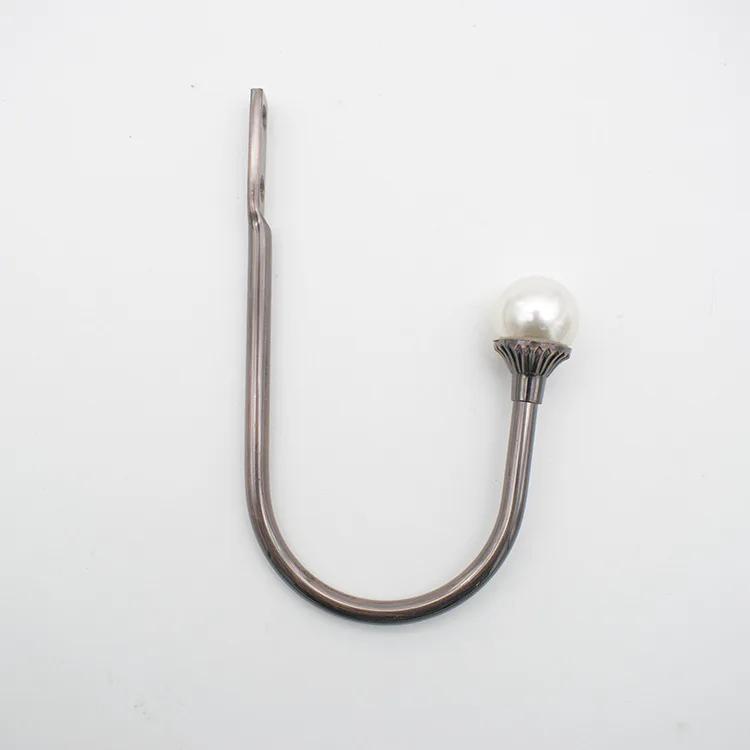 Carved Small Crystal Ball Aluminum Alloy Curtain Wall Hook Crystal Curtain Storage Vacation Home Decoration