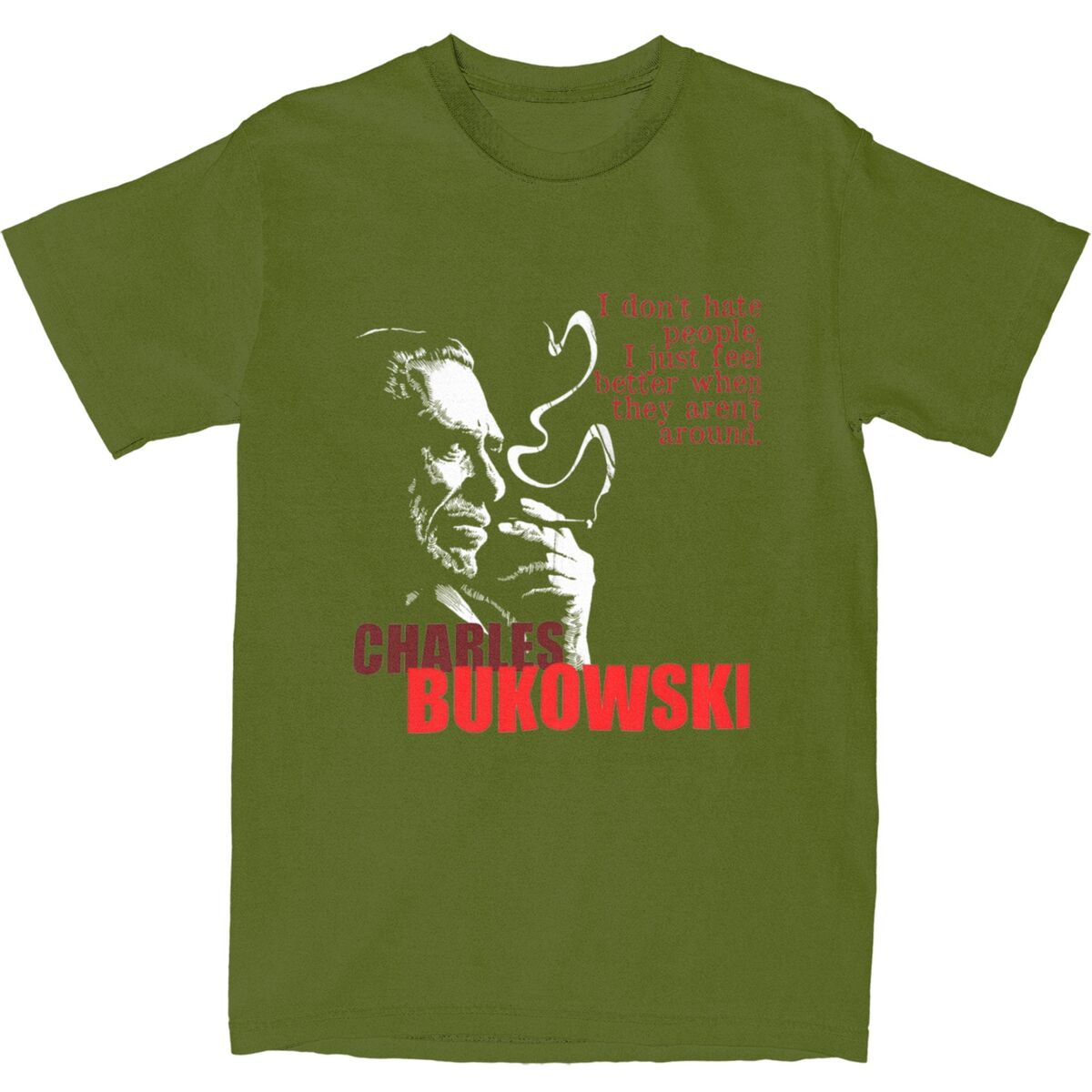 

Знаменитый Поэт Поэт Автор Чарльз Буковски Футболка Летняя Потрясающие Футболки Хлопок Хип-Хоп Футболка Для Мужчин Футболки с Коротким Рукавом 4XL