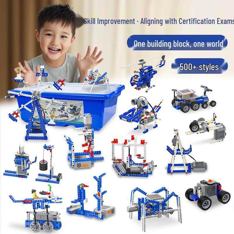 Infinite Creative Building 9686: Programmable Science & Education Blocks for Kids & Teens Ages 6-14
