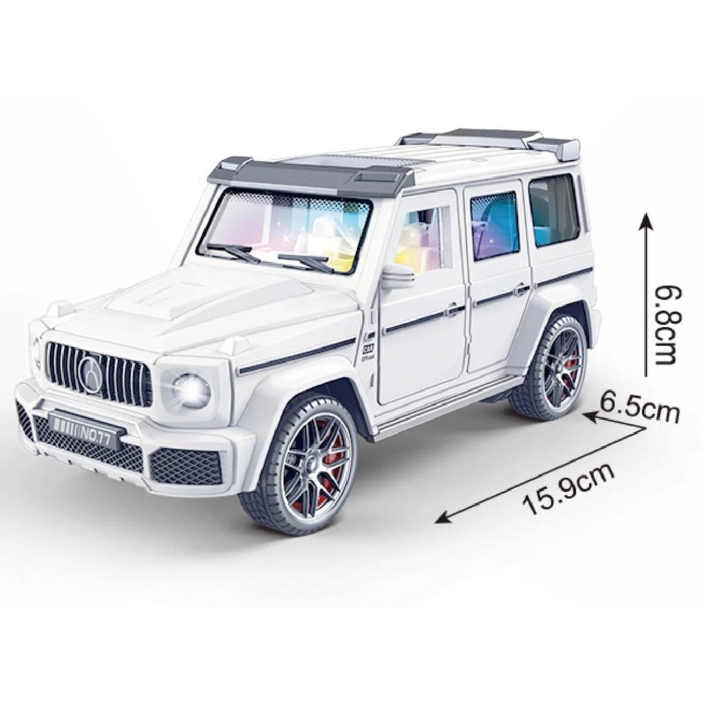 1/32 Scale Simulation NO.777 SUV Plastic Car Toy Car Model Luminous Inertia Toy Die Casting Car Model Children Toy New Year Gift