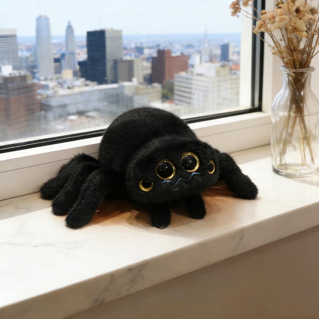 Peluche Ragno Morbido Mascotte Mostro Ragno Bambola Insetto Anime Giocattoli Ripieni Animale Emozionale Decorazione Cuscino Bambino Ragazze Regalo di Compleanno
