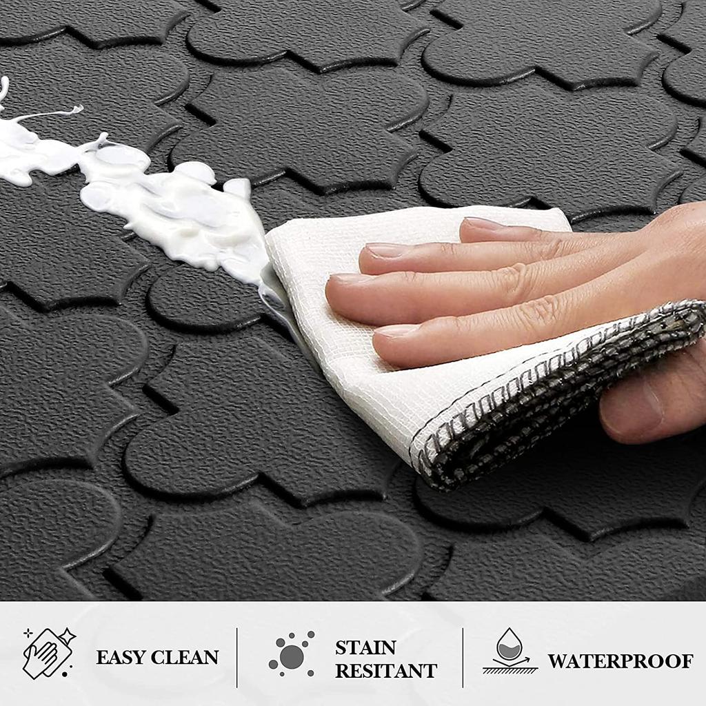 Kitchen Mat Cushioned Anti-Fatigue Floor Mat Waterproof Non-Skid Kitchen Mats Comfort Foam Kitchen Rugs Standing Mat For Floor
