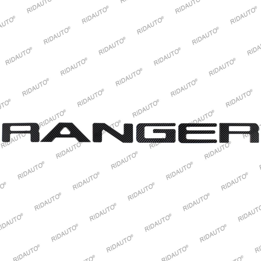 High Quality ABS 3D Ranger Emblem Sticker Fit For Ford Ranger T9 2022 2023 Wildtrak Sport XLT XL+ XL Back Door Logo Letters