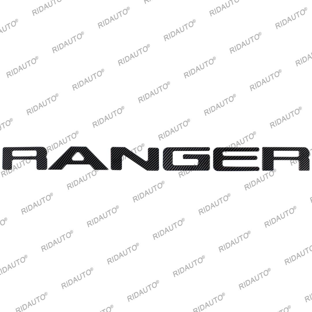

High Quality ABS 3D Ranger Emblem Sticker Fit For Ford Ranger T9 2022 2023 Wildtrak Sport XLT XL+ XL Back Door Logo Letters