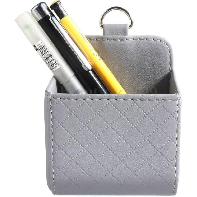 Yosoo Car Auto Seat Back Interior Air Vent Cell Phone Holder Pouch Bag Box Tidy Storage Bag Case Organizer with Hook (Black)