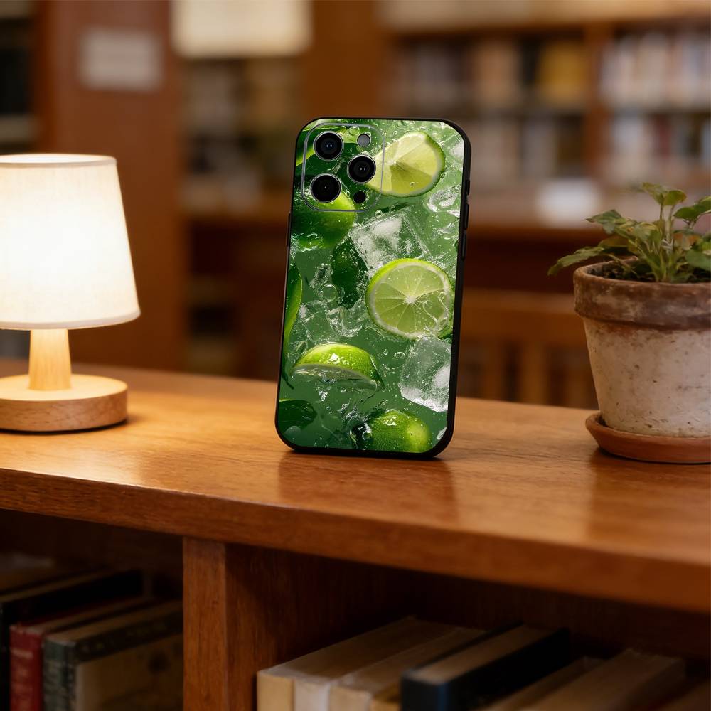 

Крутой летний чехол для телефона iPhone 17, 16, 15, 14, 13, 12, 11 Plus, Pro Max, Другие Мягкий черный чехол iPhone12