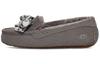 Ansley Plaid Bow 'Charcoal' Women's 1127850-CHRC