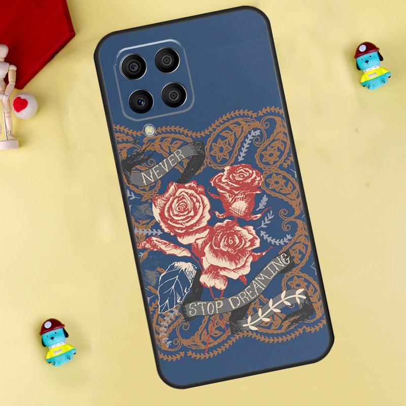 

Boho Western Wild Horses Feathers Case For Samsung Galaxy M13 M33 M53 M14 M12 M15 M06 M16 M36 M56 M31 M32 M52 M35 M55 M34 M54 Samsung M11