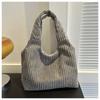 Fashion Personalized Large-capacity Tote Bag Women's New Casual Corduroy Handbag Versatile Shoulder Underarm Women's Bag
