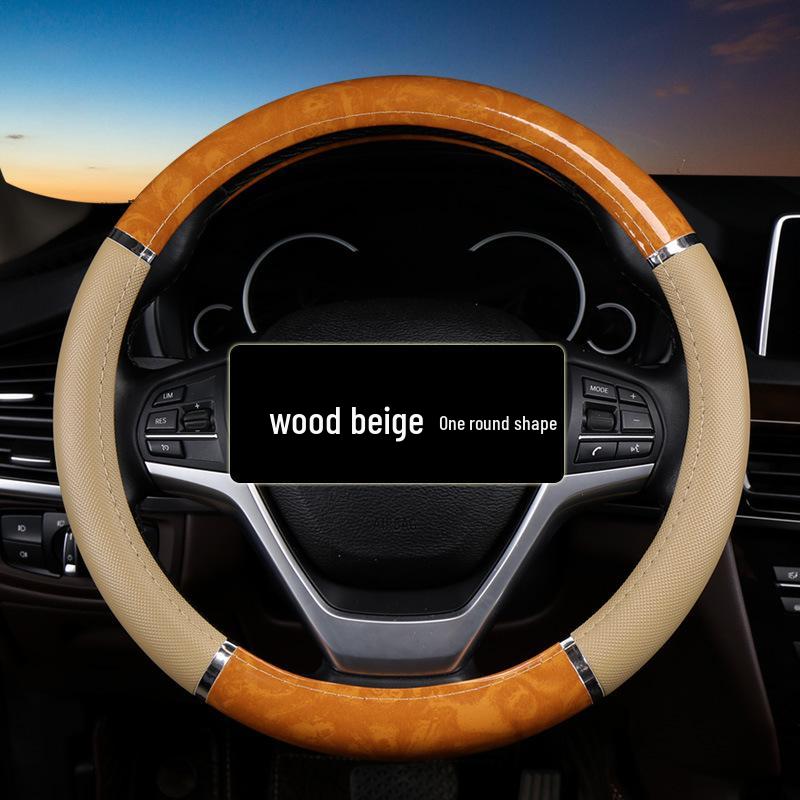 Four Seasons 2011 Pfirsichholzmaserung & Leder Auto Lenkradbezug