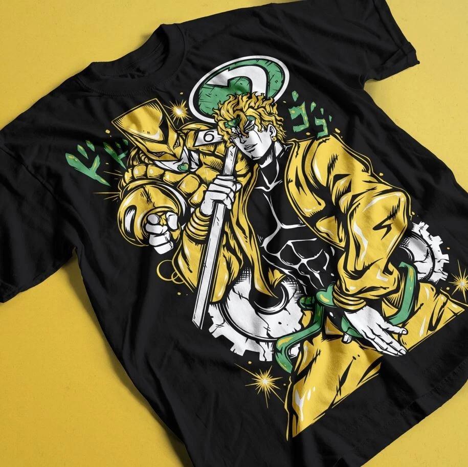 JoJo Bizarre Adventure Shirt Dio Barndo Jotaro Kujo Tshirt TShirt Anime Shirt S