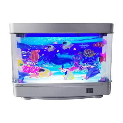 Life Like Aquarium Fish Lamp LED Night Light With Moving Fish Soft Glows USB Fish Lamp for Home Decors Gifting Supply