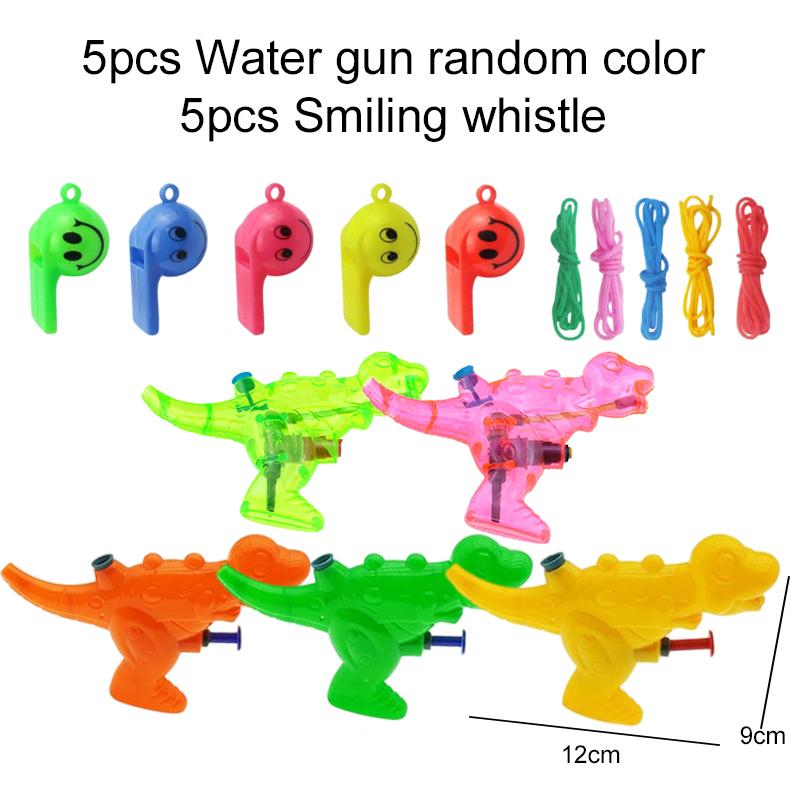 Children Summer Beach Party Set Colorful Beach Ball Outdoor Sports Whistle Water Gun Pool Toys Team Game Kids Birthday Gifts TMZ