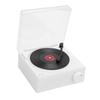 Record Player Bluetooth Speaker ABS Cute Portable Wireless Turntable Speaker Alarm Clock for Home