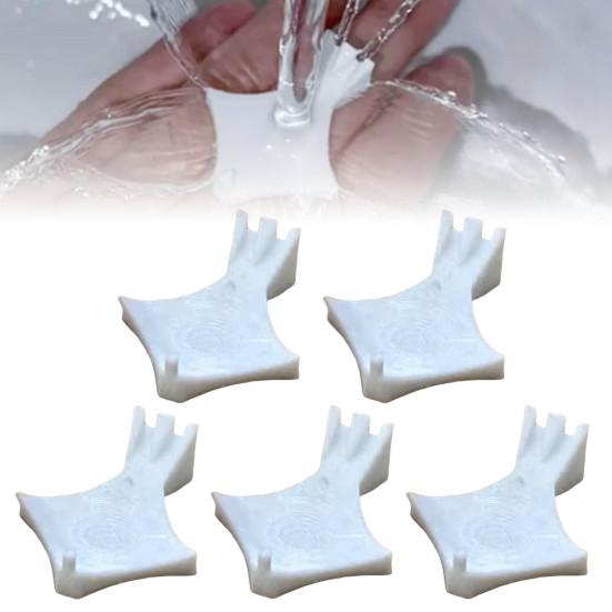 Yousheng 1/2/3/5Pcs Waterflow Ring 3D Water Butterfly Flow Splitter Ring Decoration Fluid Dynamics STEM Educational Learning Toy