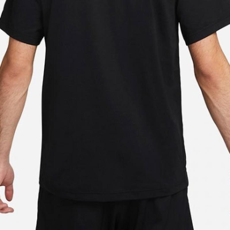 Nike Short Sleeve Tee Dry Fit Uv Hibus Fitness Top Dv9840 010 S2303