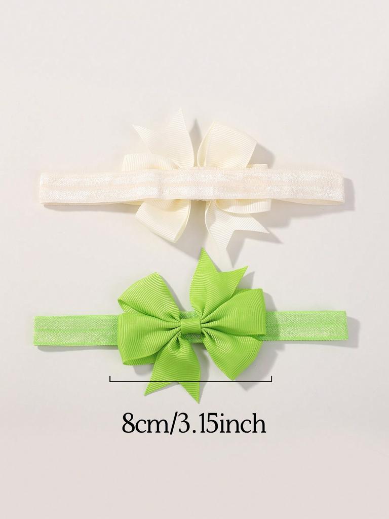 12pcs/set Colorful Ribbon Bows Headbands for Baby Girls Neborn Stretch Wide Elastic Hair Bands Pinwheel Headwras Kids Headwear