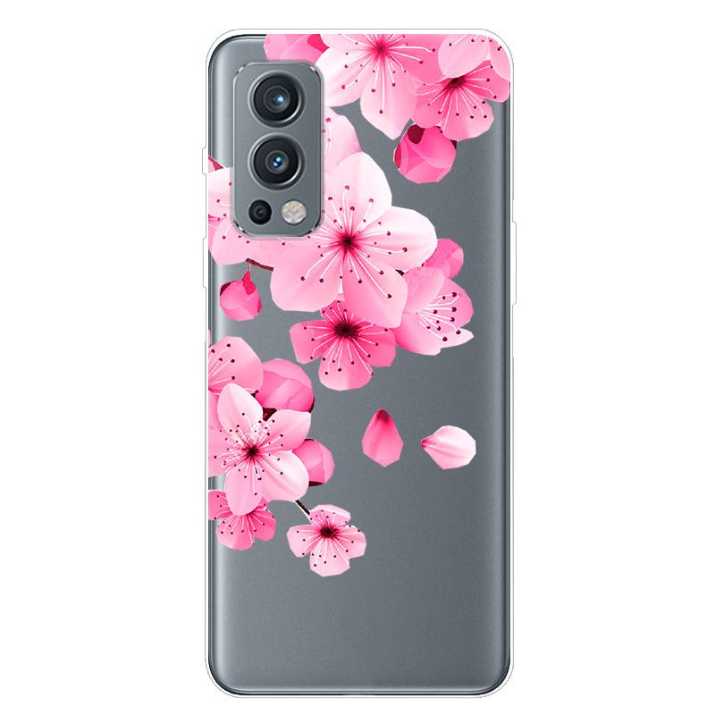 Für OnePlus Nord 2 5G Hülle TPU Silikon Weich Cartoon Transparent Hülle für One Plus Nord 2 5G Handyhülle Nord2 5G Transparente Coque