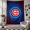 Chicago Cubs Wall Tapestry Home Decor Wall Hanging Cloth for Bedroom Living Room Background