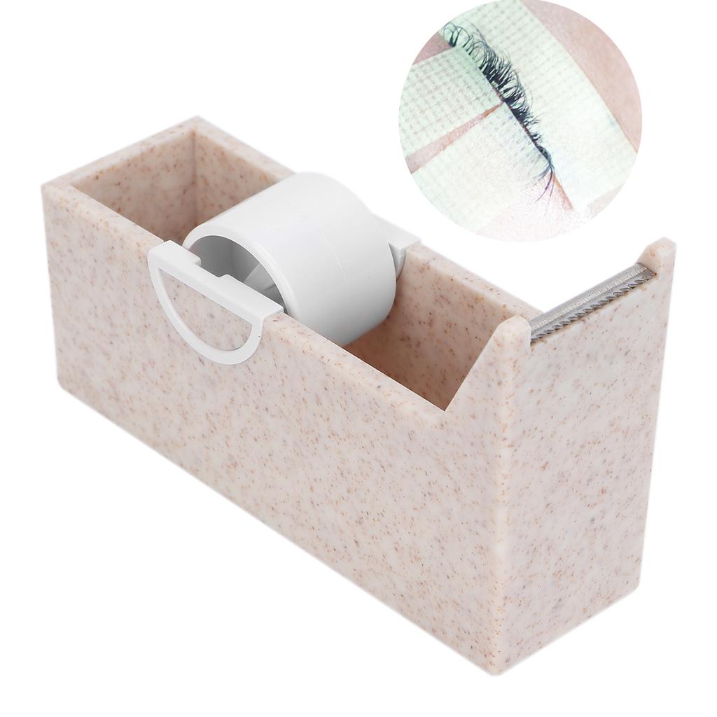 Portable Eyelash Extension Tape Dispenser Home Beauty Salon Desktop Tape Cutter Holder
