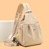 Dvojitá taška přes rameno - Jednoduchá, bezpečná, módní crossbody taška na cestování, design s jedním ramenním popruhem