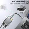 4-in-1 USB-C Docking Station: Dual HDMI 4K for Switch, Phone, ROG, Tablet