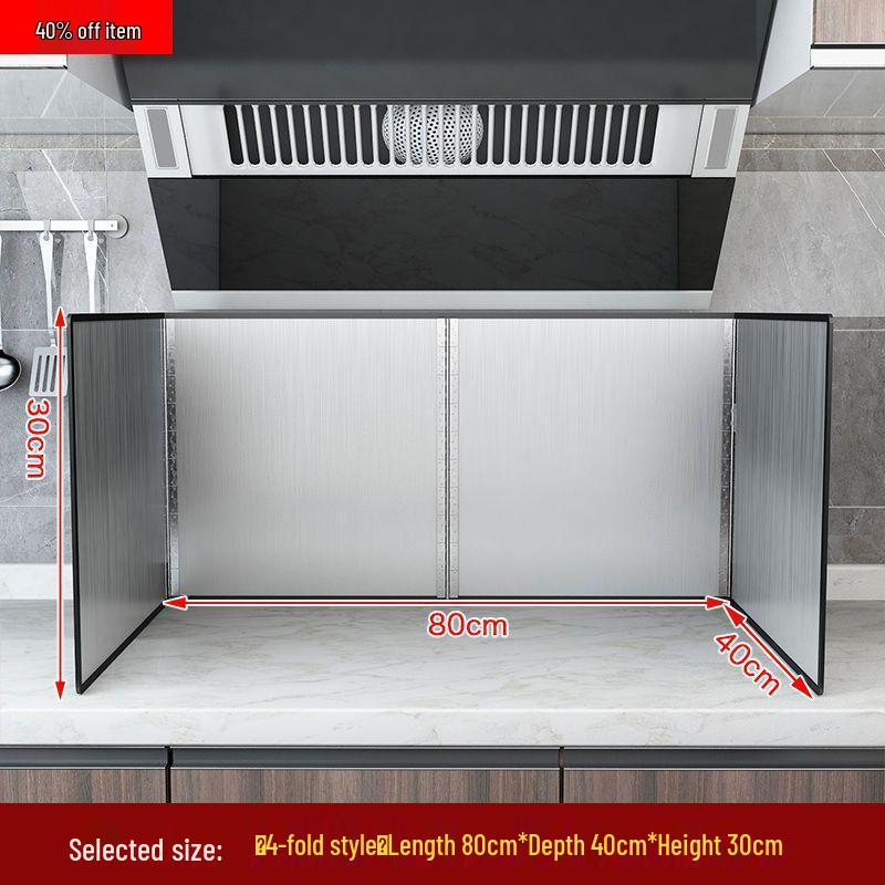 Heat-Resistant Stainless Steel Oil Splatter Guard for Stovetop Cooking