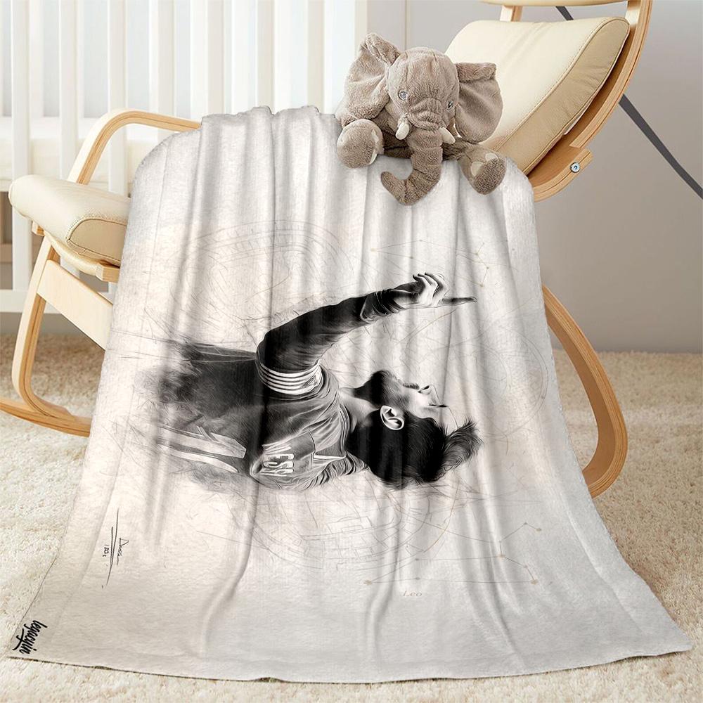 Messi 50 Blanket Warmthful Decor Perfect for Picnics Chair Couch for All Occasions Warmthful Decor Ideal Gift For Birthday Valentine'S Day
