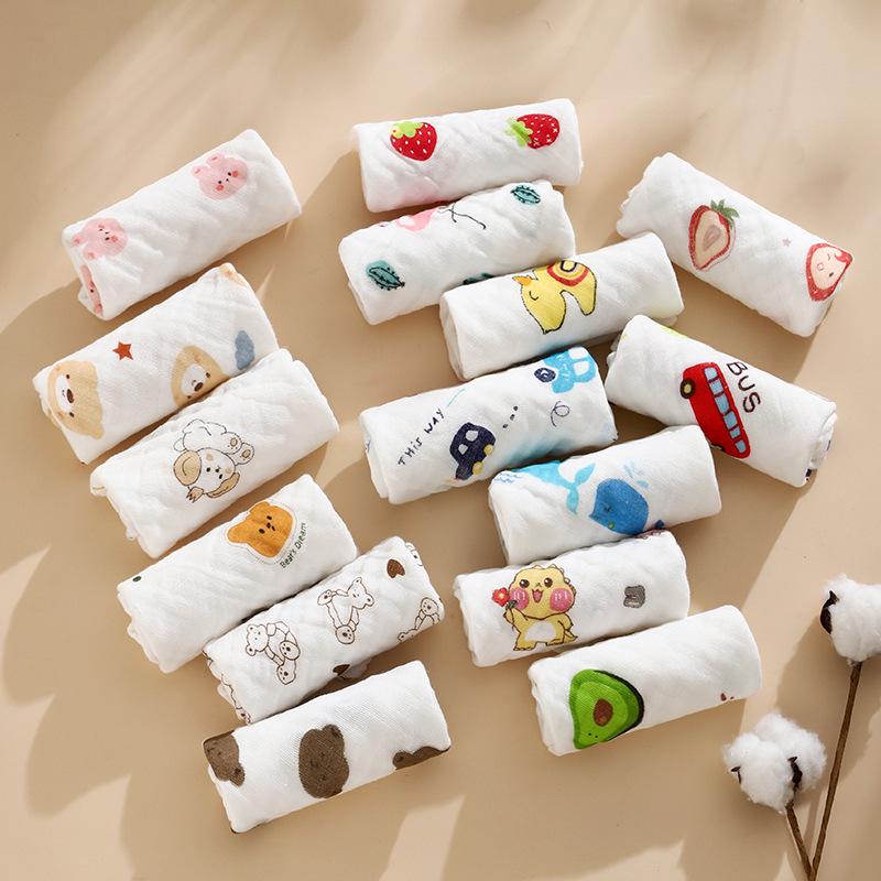 Six-Layer Pure Cotton Baby Bib & Towel Set