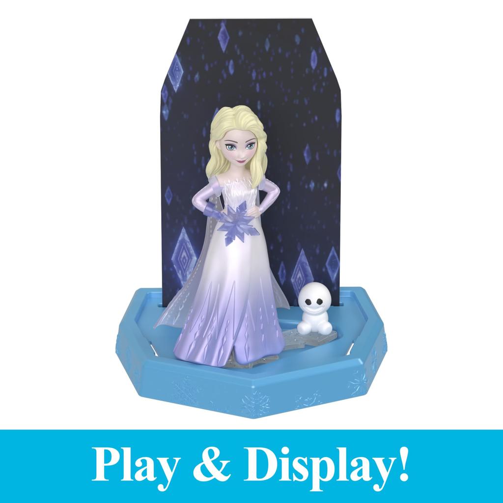 Mattel Disney Frozen Ice Ice Magic Collection 4 Mini Dolls House Mini Figures Ages Reveal! (Surprise Doll) Dress-up & 6+ 986A-HXH17