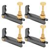 4Pcs Violin Fine Tuners 3 4‑4 4 Cello String Tool Replacement Instrument AccessoriesBlack