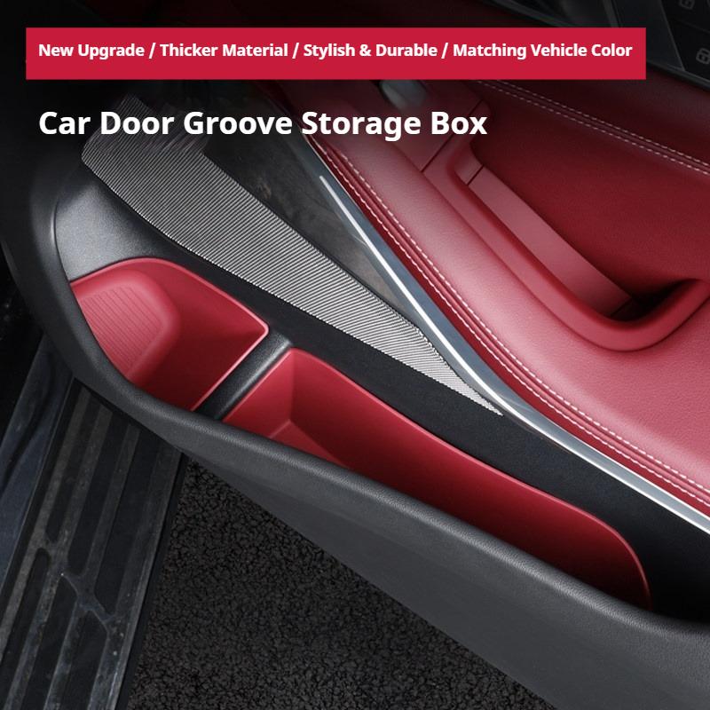 For X5 G05 2026 Door Slot Storage Box Organizer Stowing Pad Interior Decorative Car Accessories