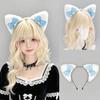 Themed Party Ear Headband with Soft Plush Texture, Ribbon Detail and Hanging Charm for Costume Styling and Photos