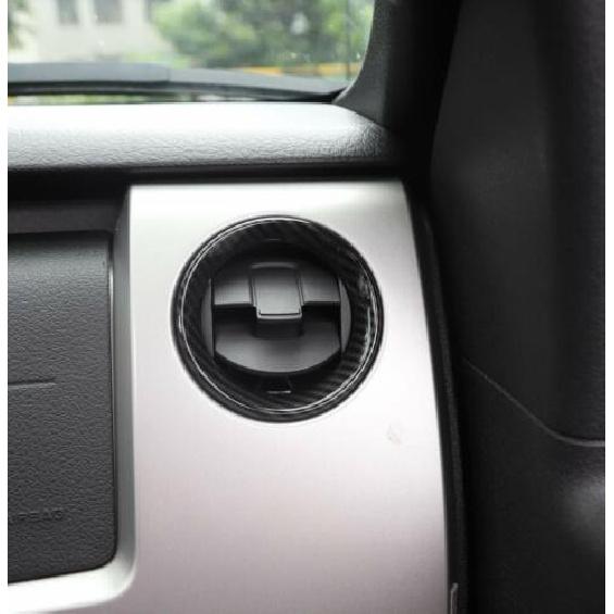 2009-2014 Ford F150 4PCS AC Air Vent Outlet Cover Bezels Frame Trim for Ford F150 Carbon Fiber | 4PCS | Right | 1 Year Manufacturer Warranty
