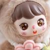 Fluffy Plush Vinyl Doll Keychain Cute Kawaii Animal Cosplay Design Pendant for Handbag Purse Key Accessory Girls Gift