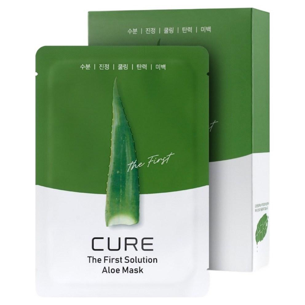 Kim Jung Moon Aloe Cure The First Solution Mask Pack, 10 sheets