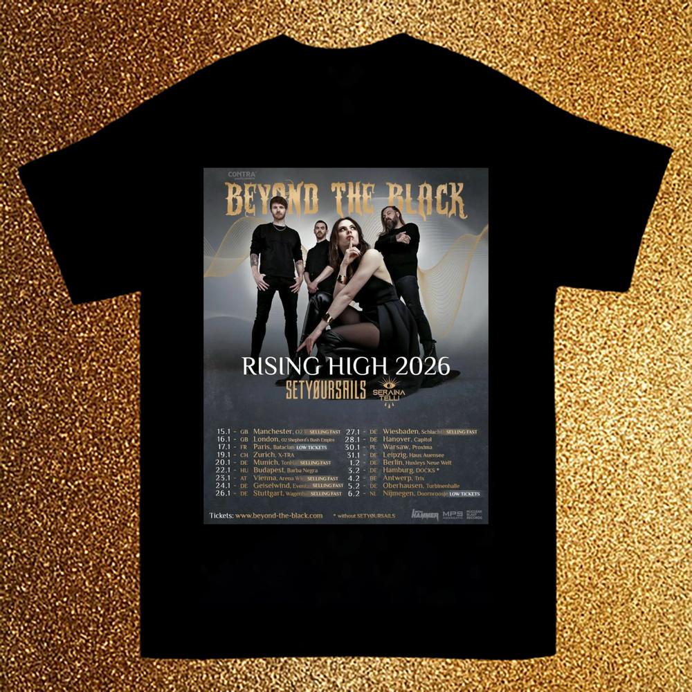 New Beyond the Black Rising High Tour T-shirt All size S to 5XL Unisex MD1601 Unisex T-Shirt
