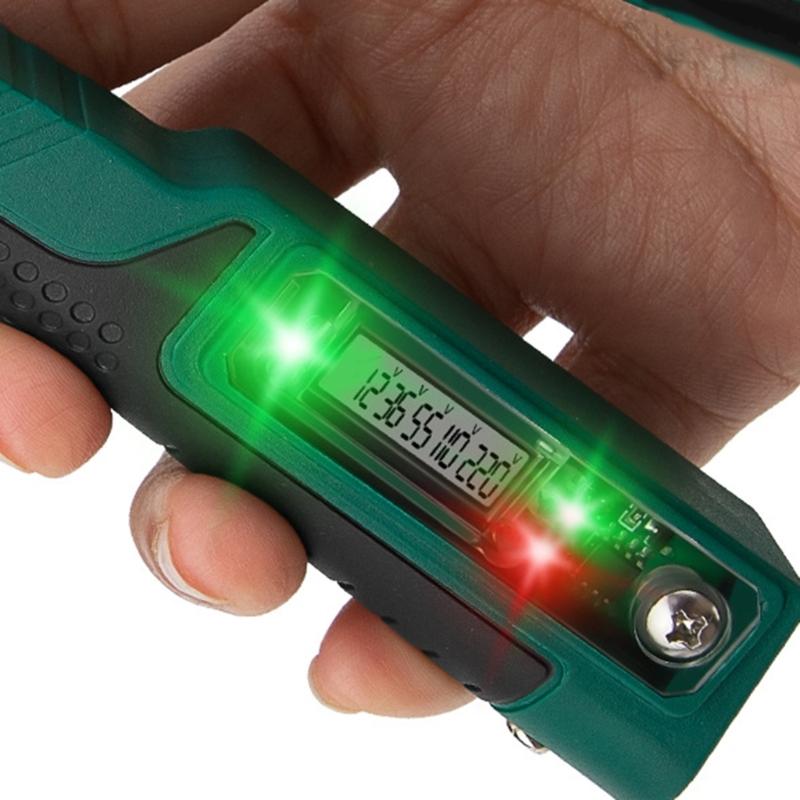 Industrial Multifunction Wire Stripping Tool Integrated Voltage Detector Ergonomic Nonslip Grip for Electricians