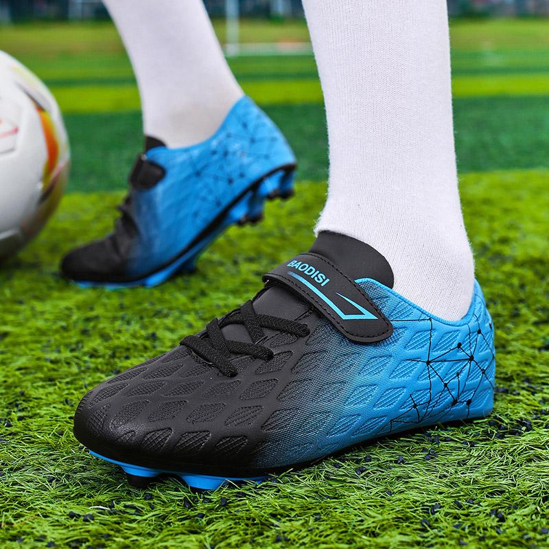 28-39 Crampons Football Garçons Caoutchouc Picots Semelle Souple Enfant Professionnel Gazon Artificiel Entraînement Crampons Football Filles