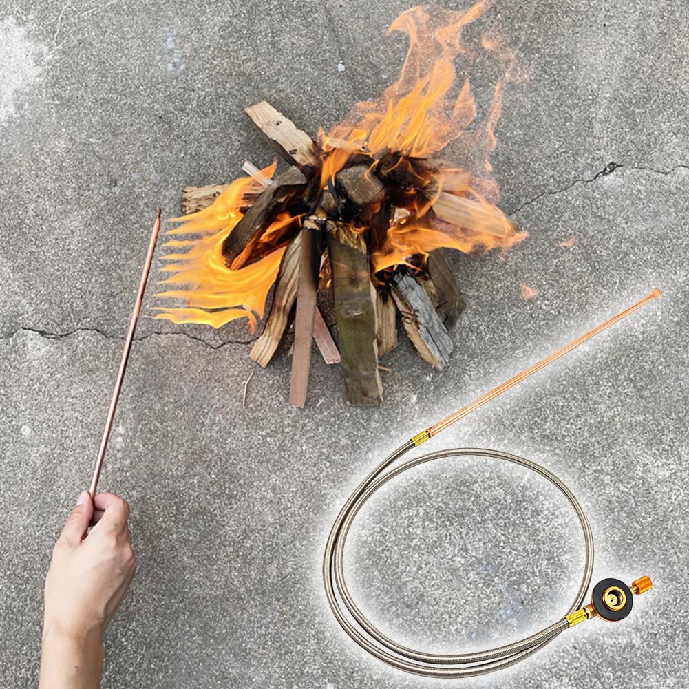 Hand-held Outdoor Barbecue Charcoal Fire Igniter Spray Gun Camping Firewood Firewood Stove Igniter Fire Gun Fires Starter