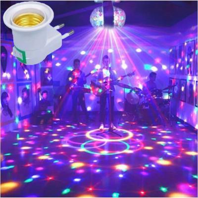 Bühnenlichtbirne E27 rotierende KTV-Bar-Disko-Party-Dekorationslicht Doppelkopfkugel Bühneneffekt Bühnendesignlicht