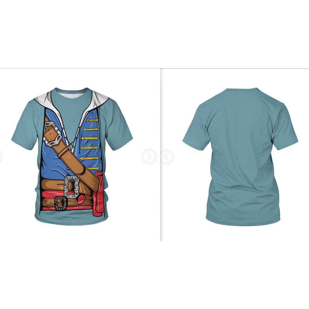 Summer Round Neck 3D American Flag Print Top Fashionable Casual Short Sleeved Men's T-shirts