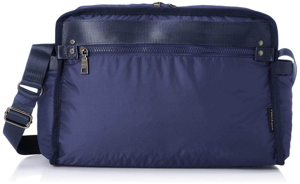 Shoulder bag vous et ripstop nylon shoulder size navy [Isaac] bag, M, women's, (66)