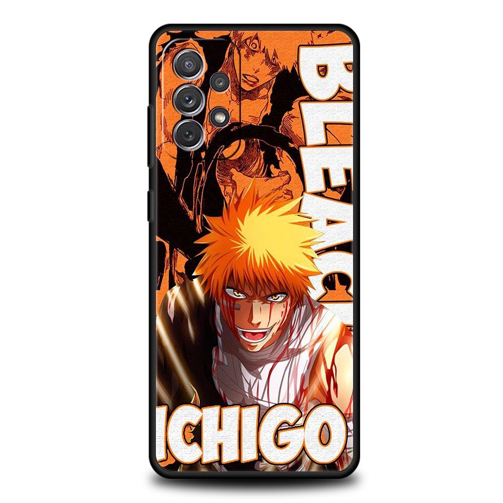 Bleach Kurosaki Ichigo Phone Case For Samsung Galaxy A51 A13 A71 A21S A12 A11 A31 A41 A01 A03s A22 A23 A33 A73 A53 5G Cover