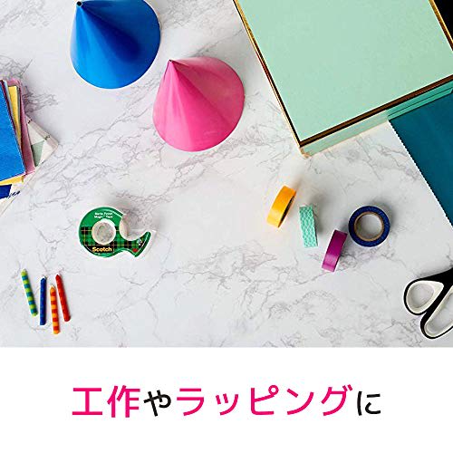 3M Scotch Tape Mending Tape with Dispenser 12mm X 11.4m Small Volume 12 Volumes CM-12