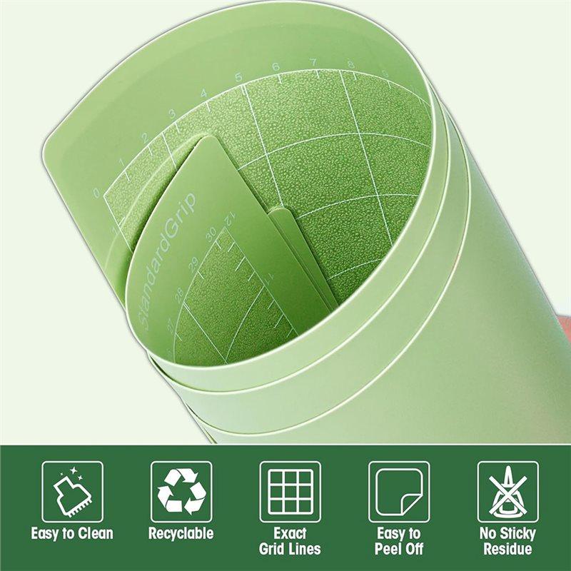 For Cricut Compatible 24-Pack 12X12 Inch Standard Grip Cutting Mat Set For Multiple Models