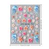 3D Summer Ocean Nail Stickers Beach Themed Begonia Flower Shell Starfish Jellyfish Plumeria Nail Art Decorations For Women Girls