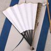 with Tassel Cloud Pattern Handle Folding Fan Sprinkled Gold Men Hand Fan Decorative Fan  Summer